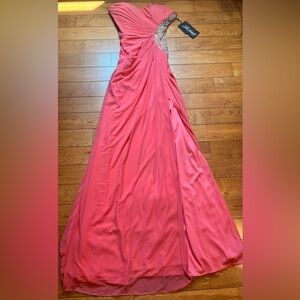Elegant Coral Gown